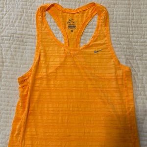 Orange drifit Nike top